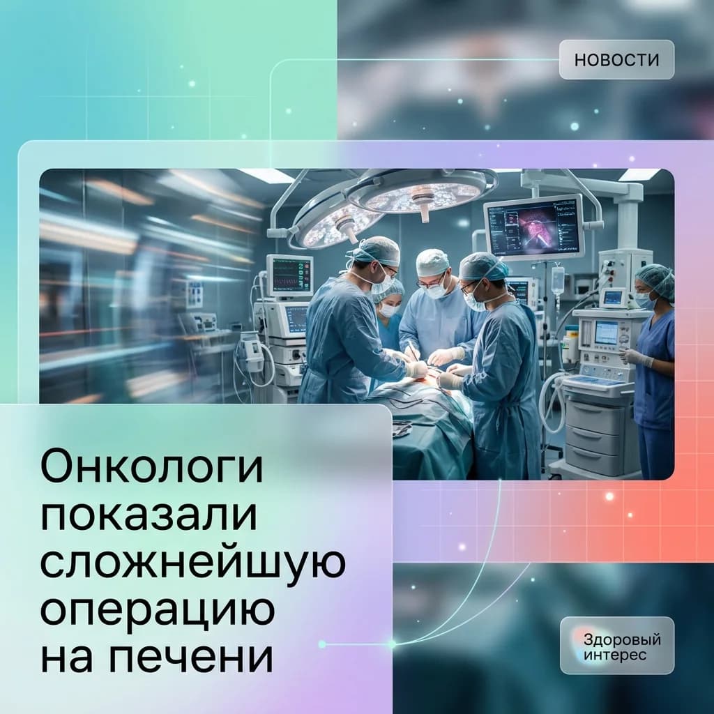 Онкологи показали сложную операцию на печени