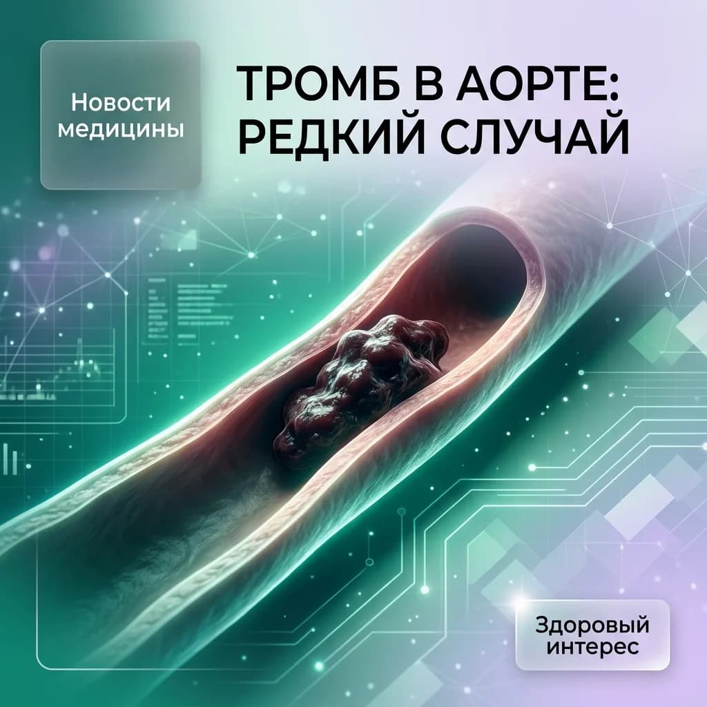 Тромб в аорте без привычных факторов риска: редкий случай в Приморье