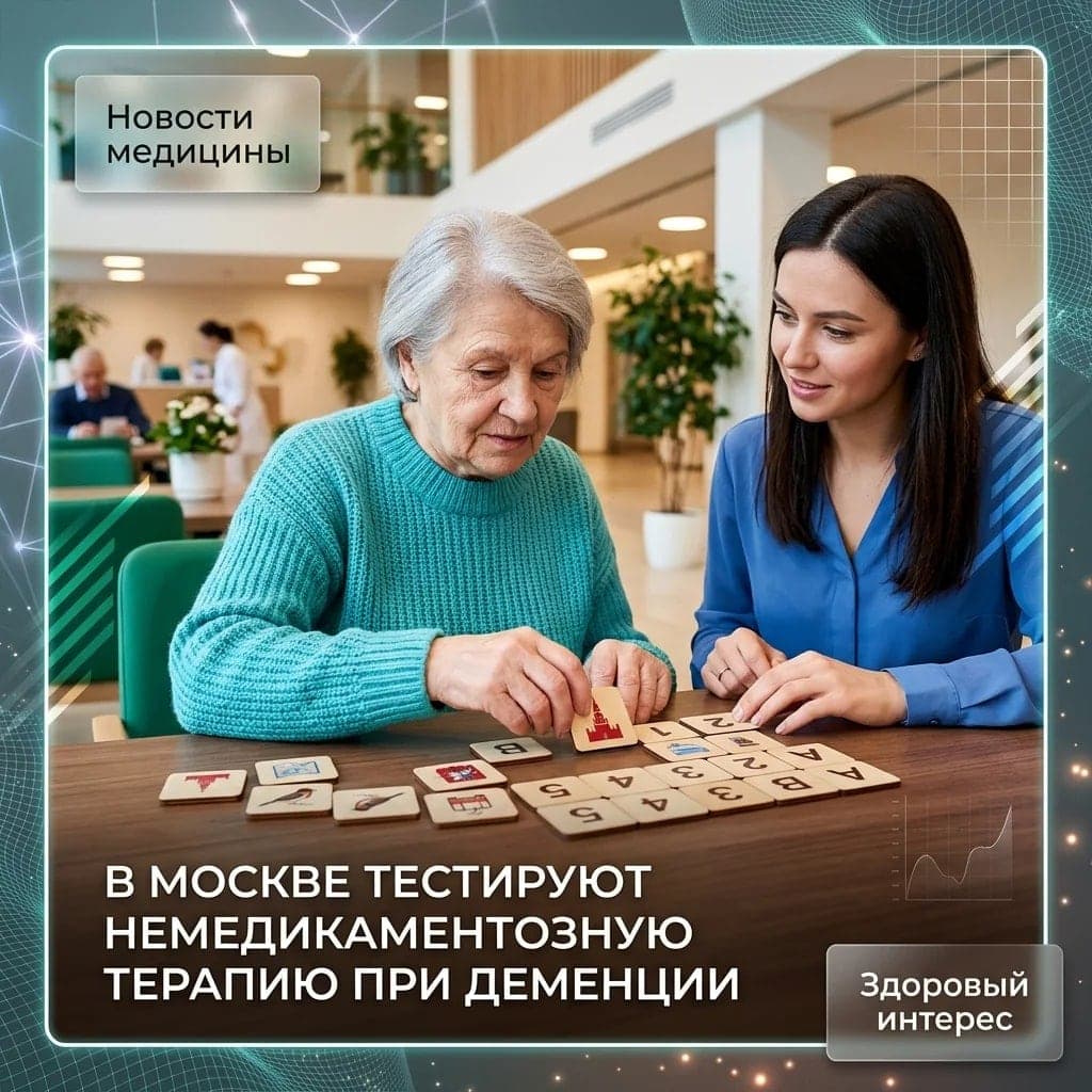 В Москве тестируют немедикаментозную терапию при деменции