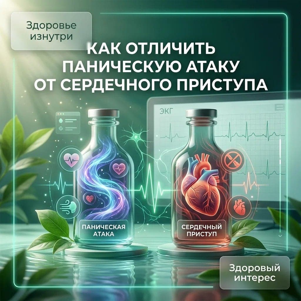 Как отличить паническую атаку от сердечного приступа