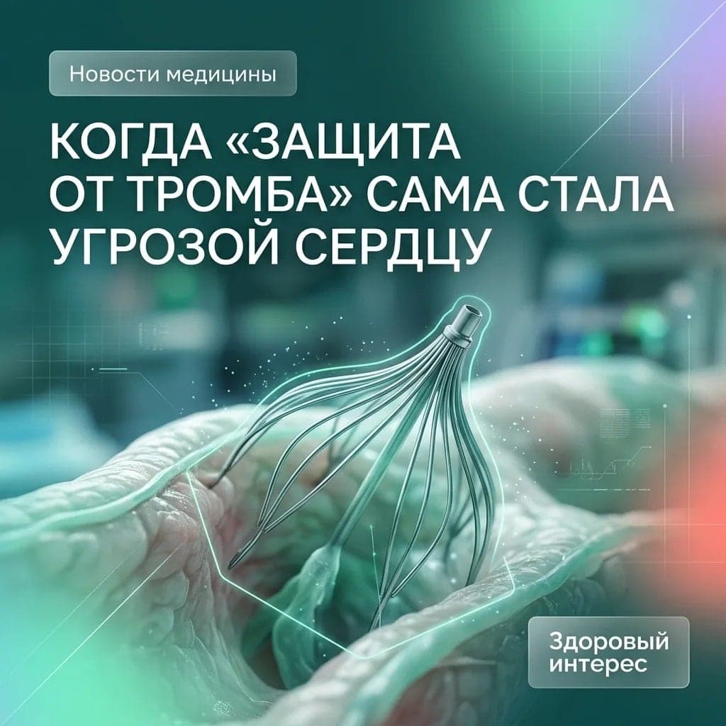 Когда «защита от тромба» сама стала угрозой сердцу