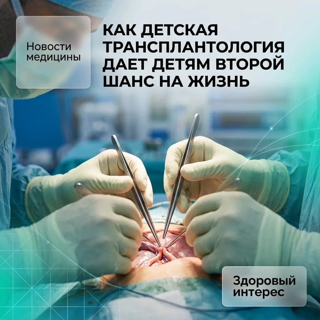 Как детская трансплантология дает детям второй шанс на жизнь