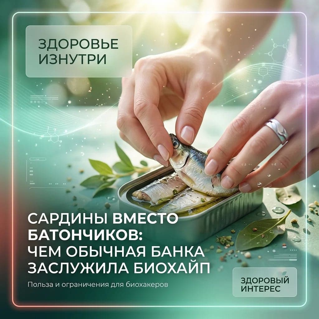 Сардины вместо батончиков: чем обычная банка заслужила биохайп