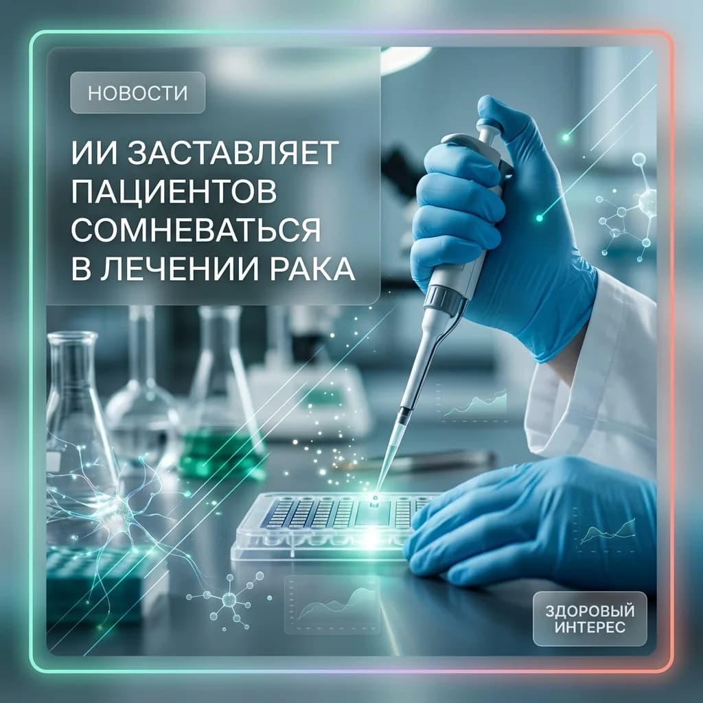 ИИ заставляет пациентов сомневаться в лечении рака