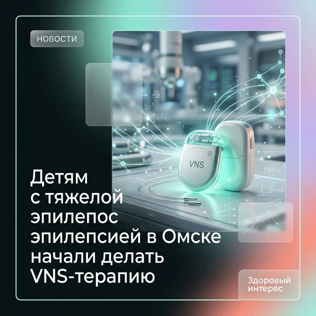 Детям с тяжелой эпилепсией в Омске начали делать VNS-терапию