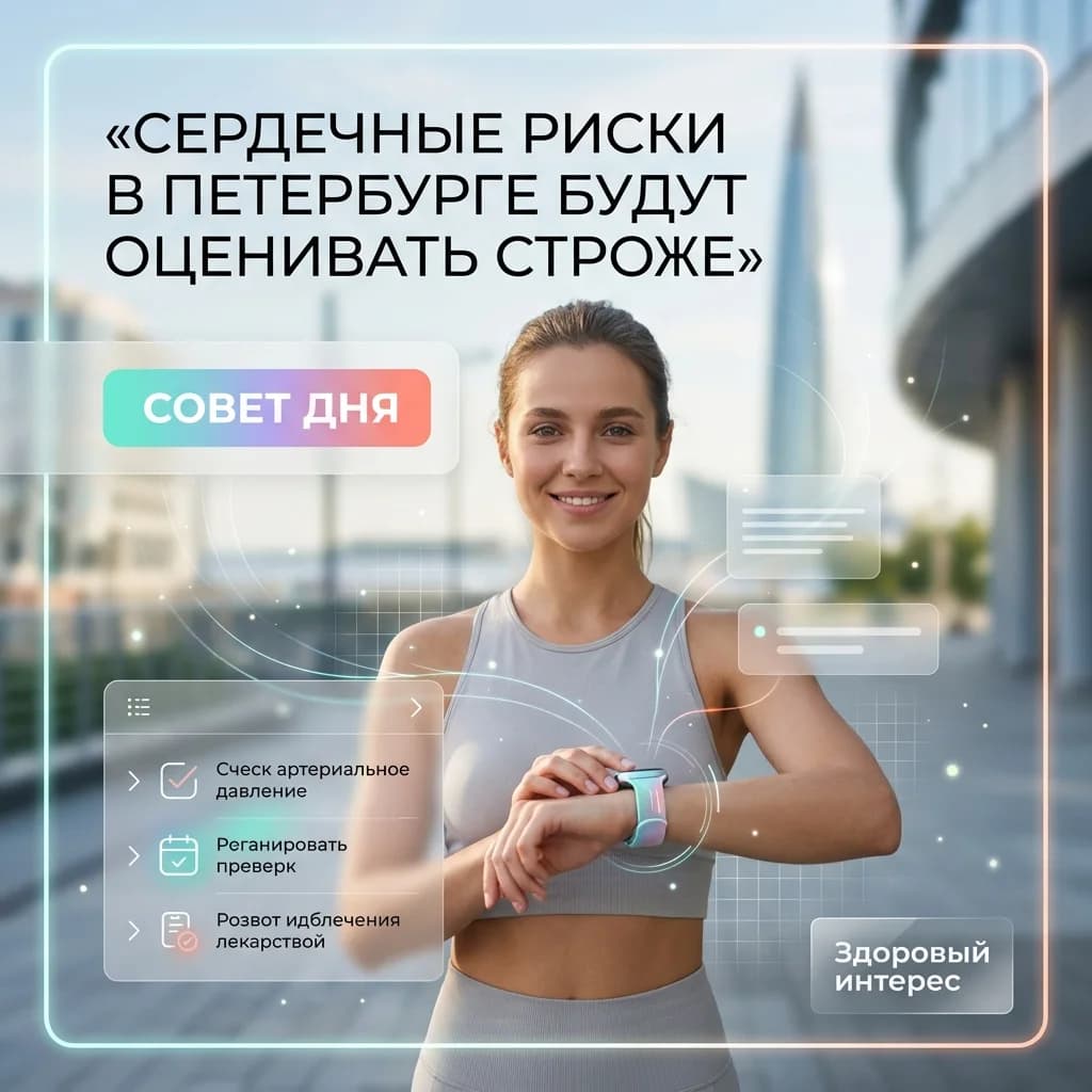 Сердечные риски в Петербурге будут оценивать строже
