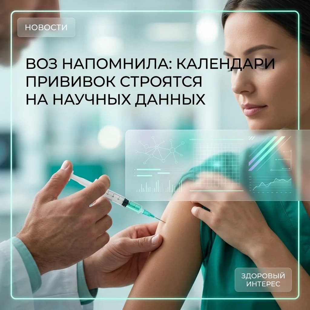 ВОЗ напомнила: календари прививок строятся на научных данных