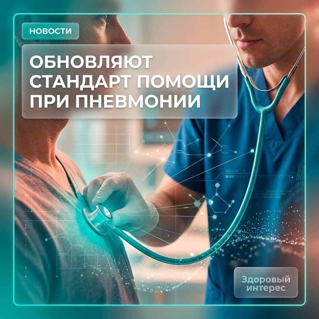 Обновляют стандарт помощи при пневмонии