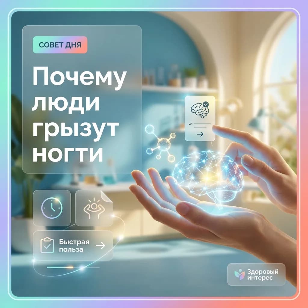 Почему люди грызут ногти