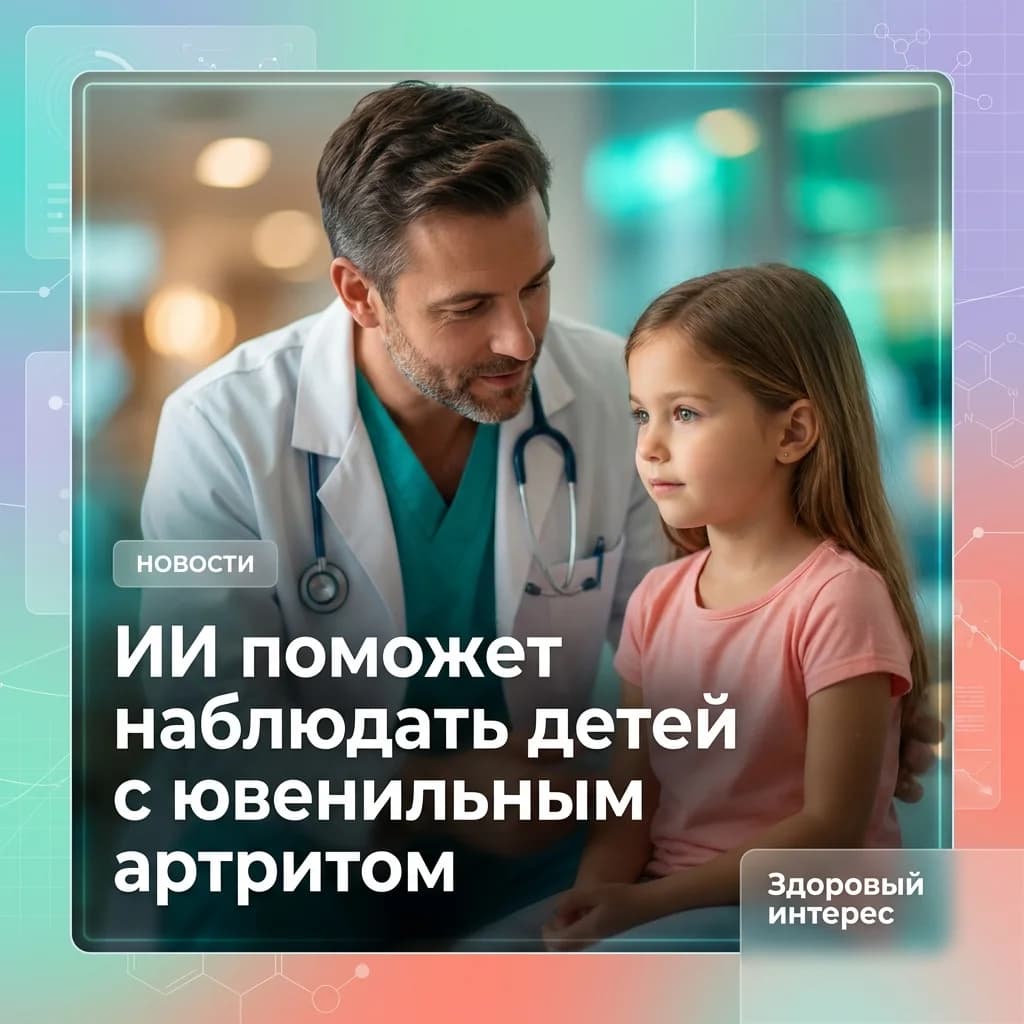 ИИ поможет наблюдать детей с юношеским артритом