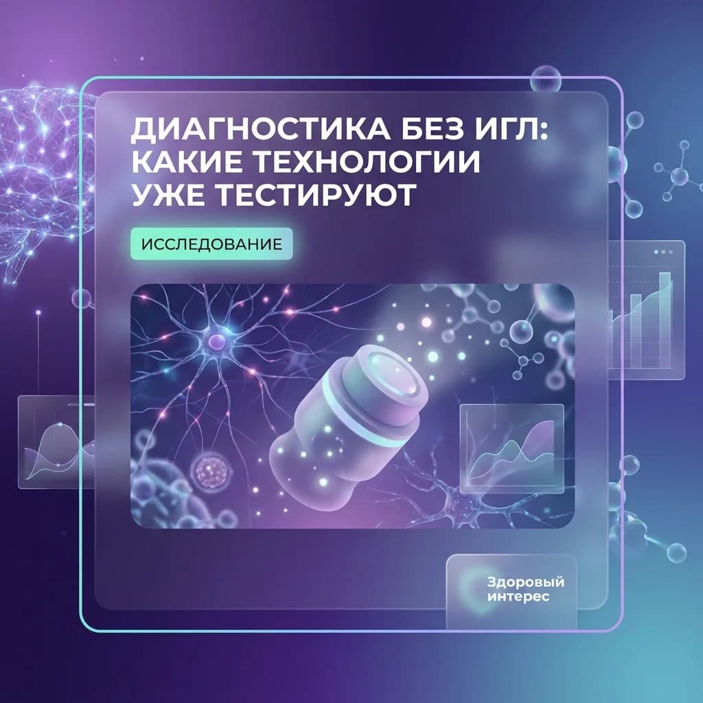 Диагностика без игл: какие технологии уже тестируют