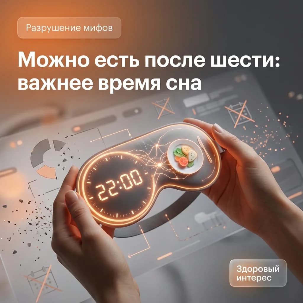 Есть после шести можно: важнее время сна