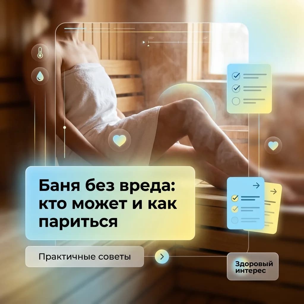 Баня без вреда: кому можно и как париться