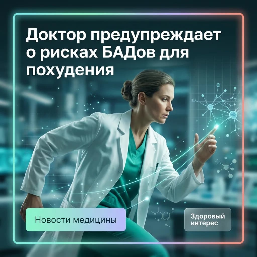 Врач предупредила о рисках БАДов для похудения