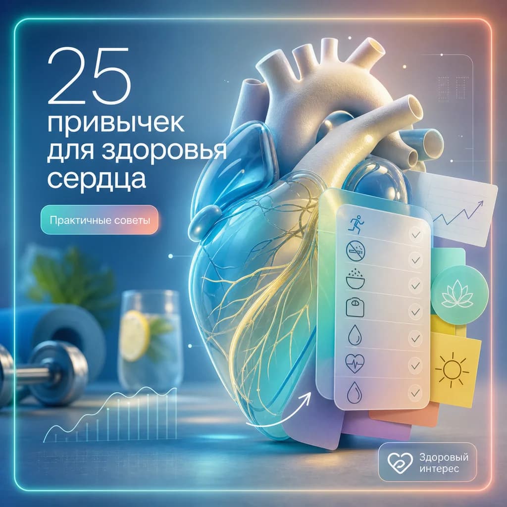 25 привычек для здоровья сердца