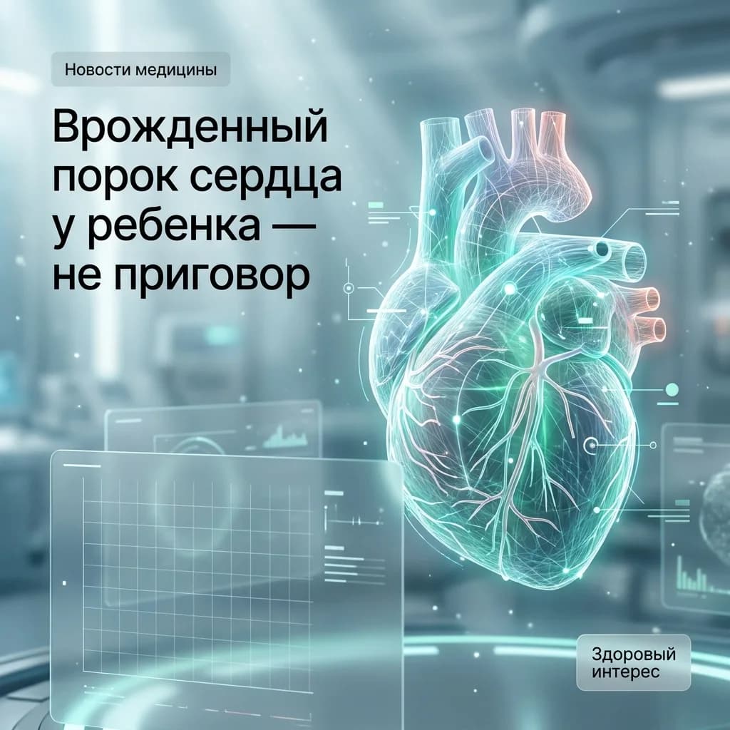 Порок сердца у ребёнка — не приговор