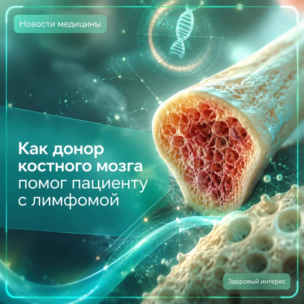 Как донор костного мозга помог пациенту с лимфомой