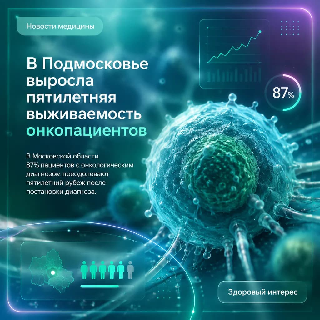 В Подмосковье выросла пятилетняя выживаемость онкопациентов