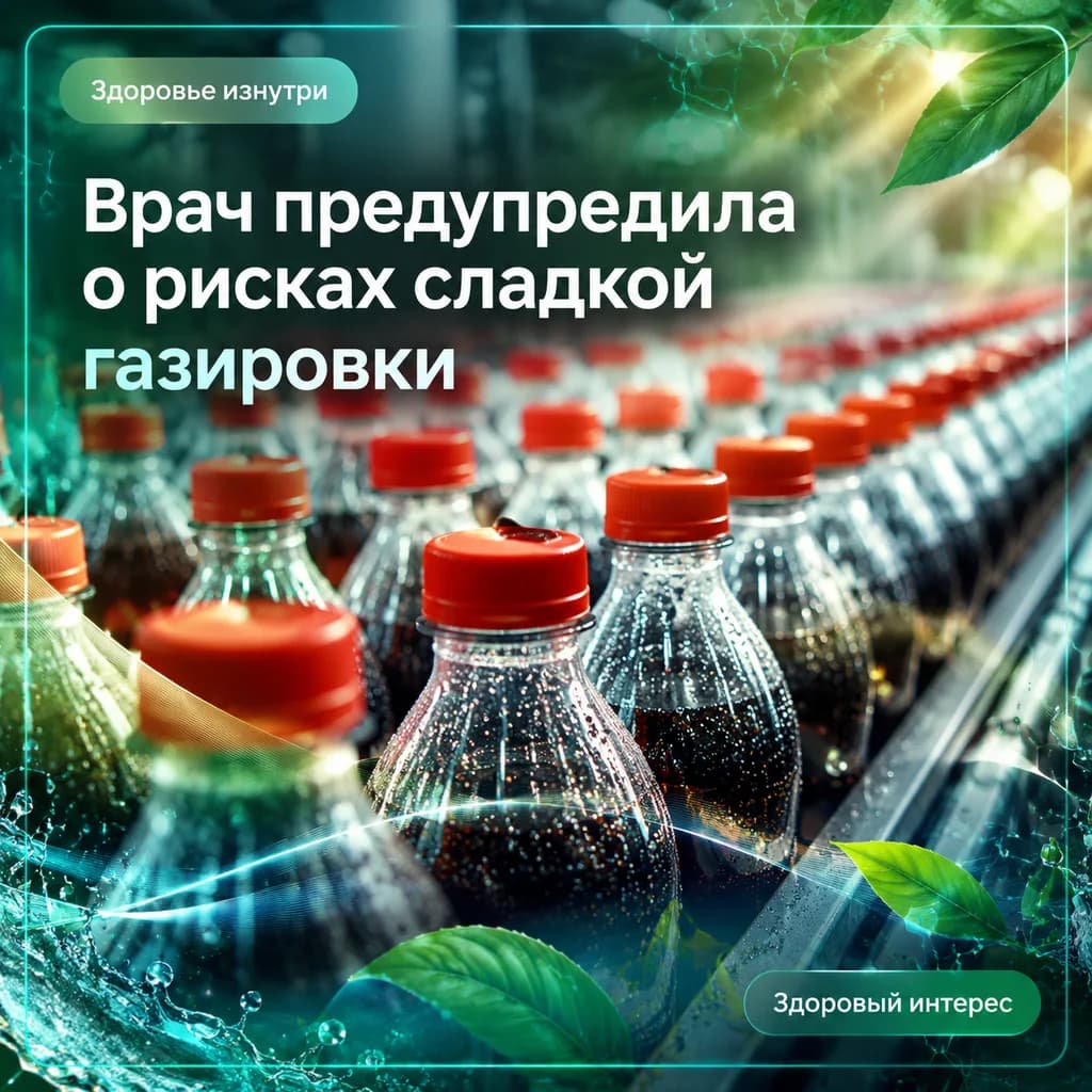 Врач предупредила о рисках сладкой газировки