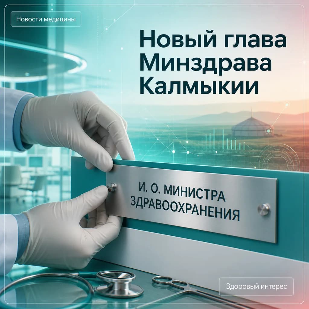 В Калмыкии назначили нового главу Минздрава