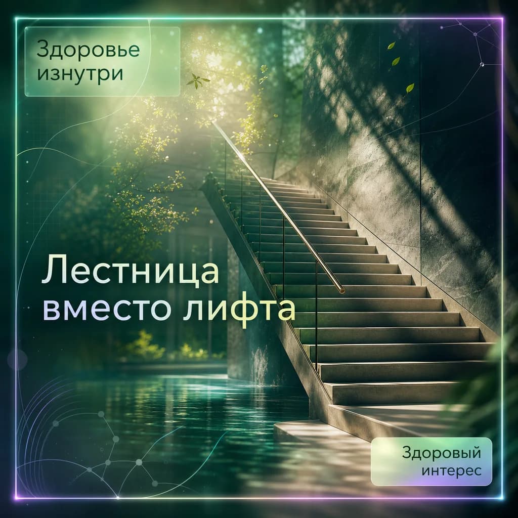 Лестница вместо лифта: простая привычка для сердца