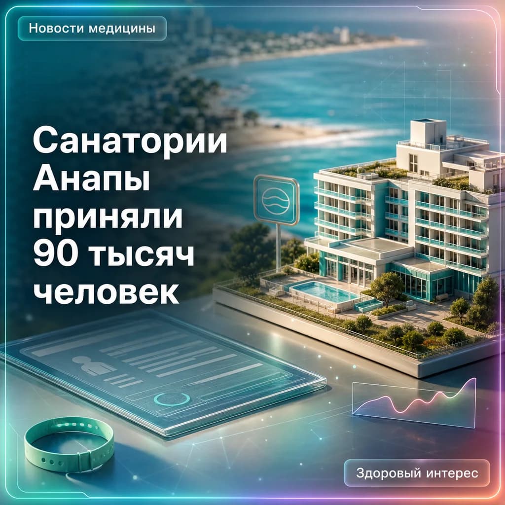 Санатории Анапы приняли около 90 тысяч человек