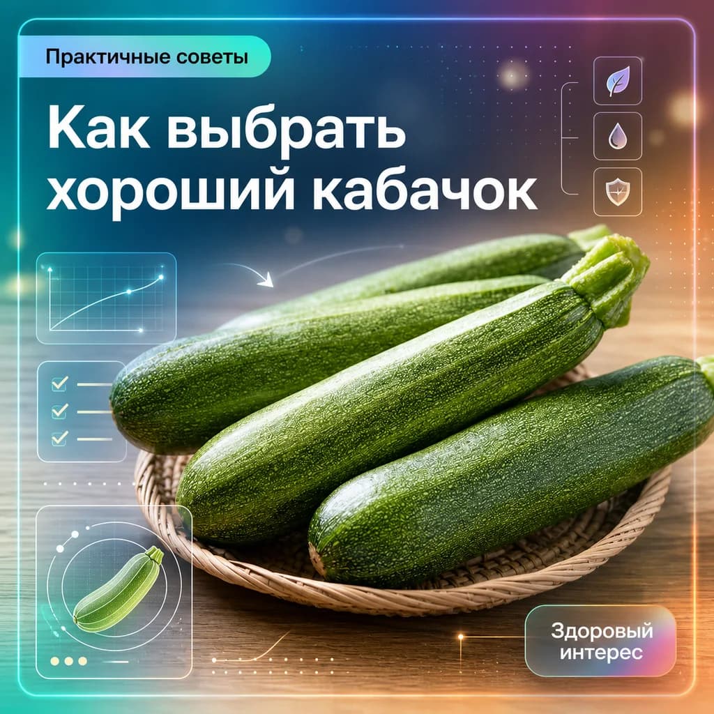 Как выбрать хороший кабачок