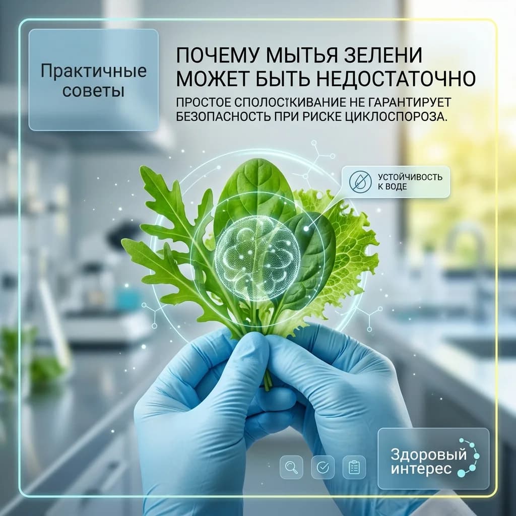 Почему мытья зелени может быть недостаточно