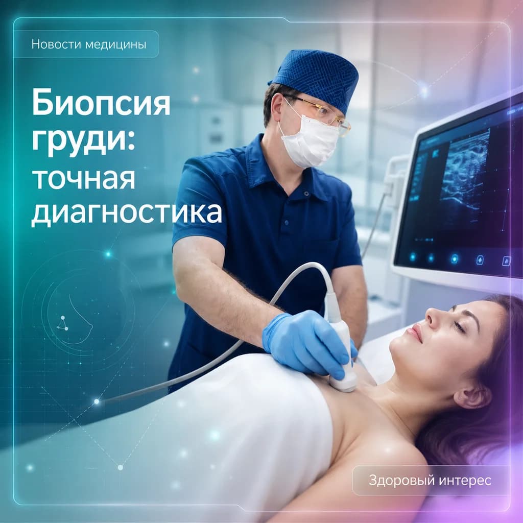 Биопсия груди: как проходит точная диагностика