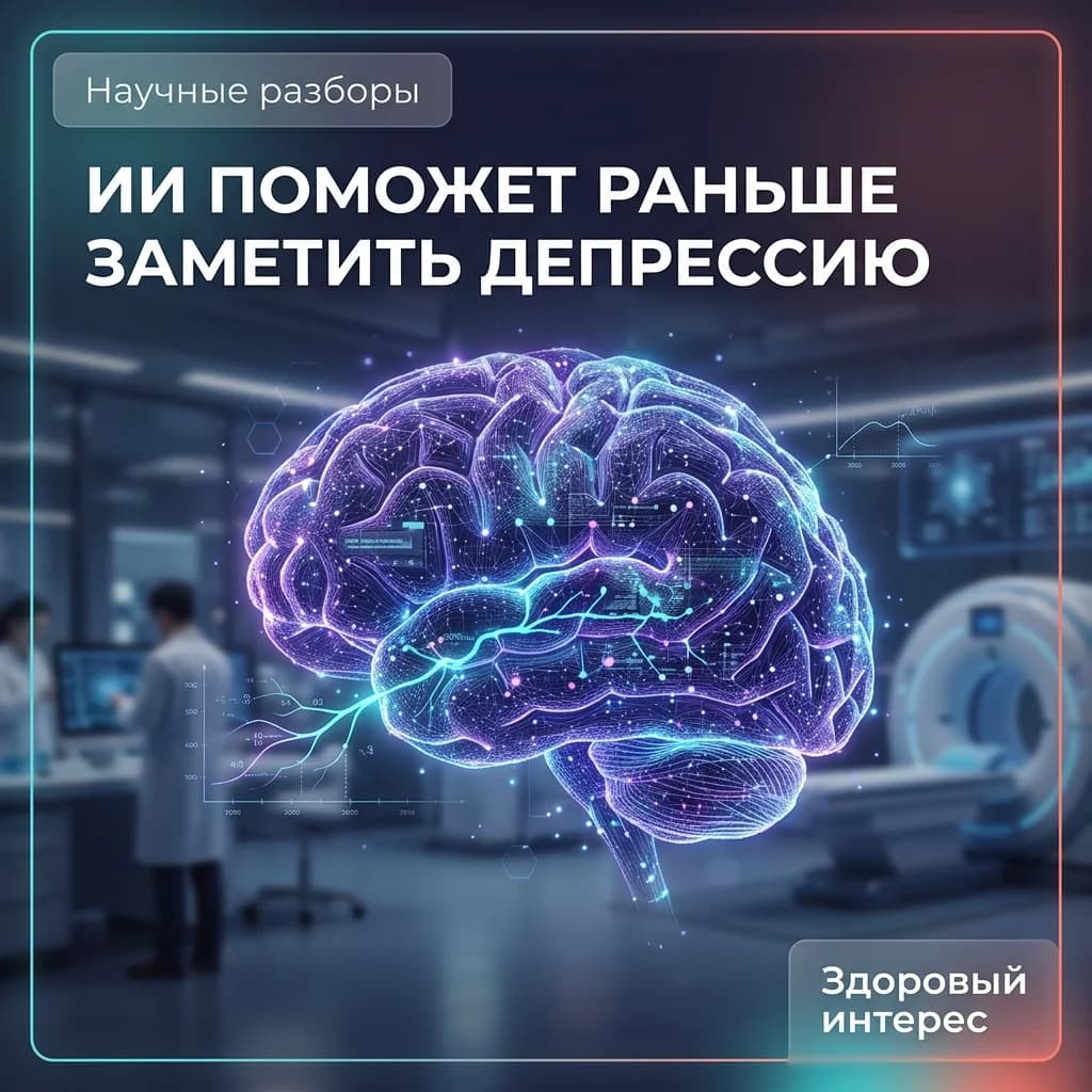 ИИ поможет раньше заметить депрессию