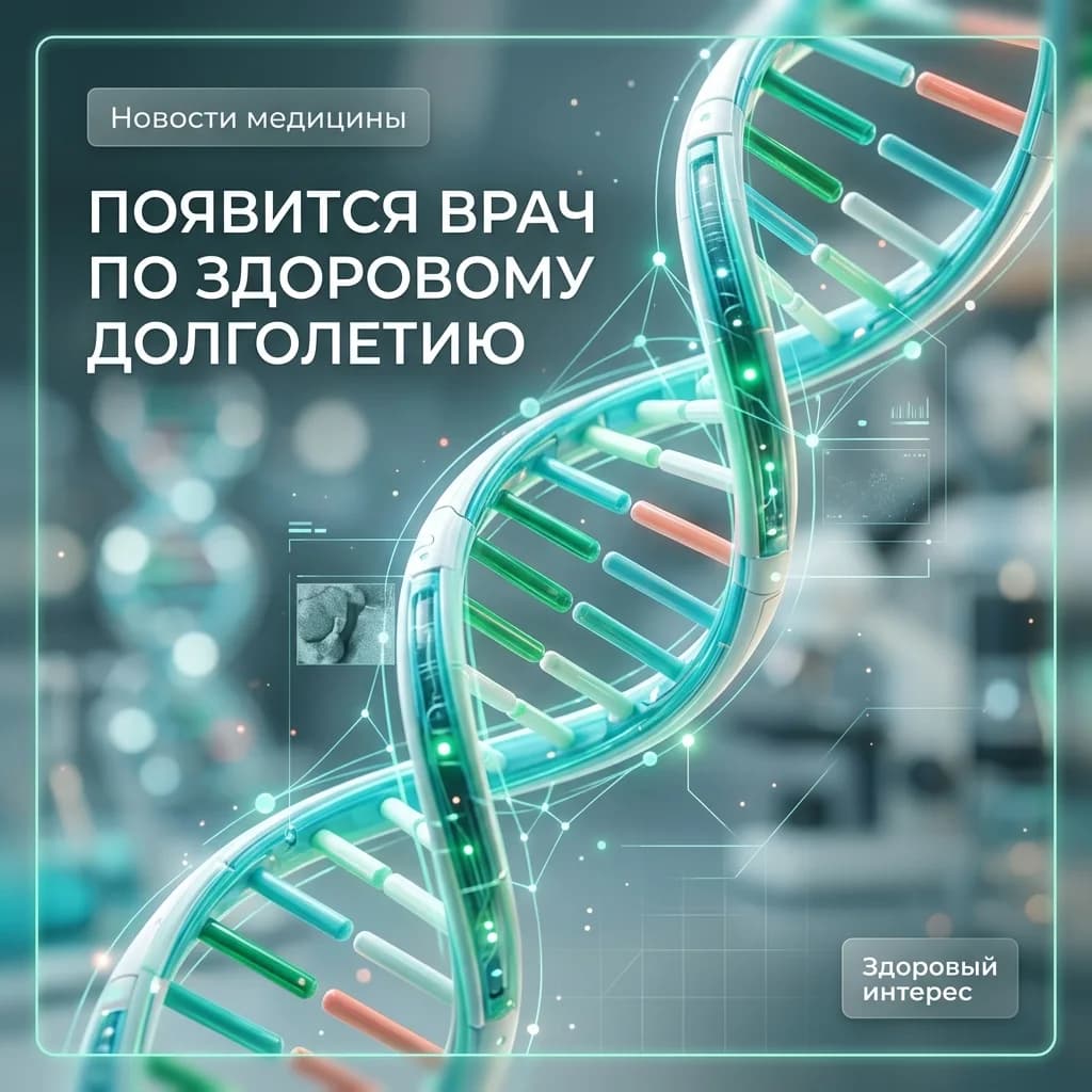 Появится врач по здоровому долголетию