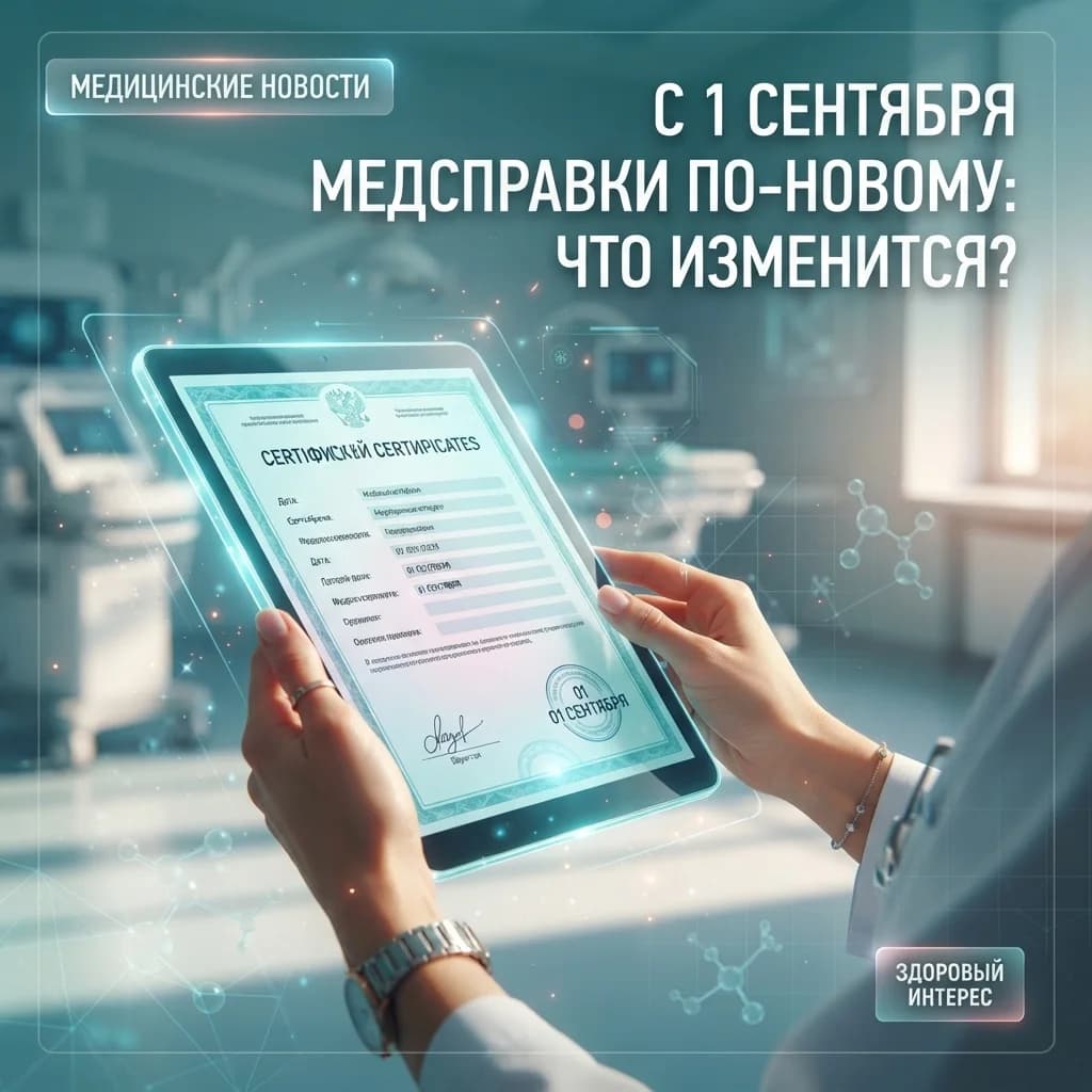С 1 сентября медсправки начнут выдавать по новым правилам: что изменится