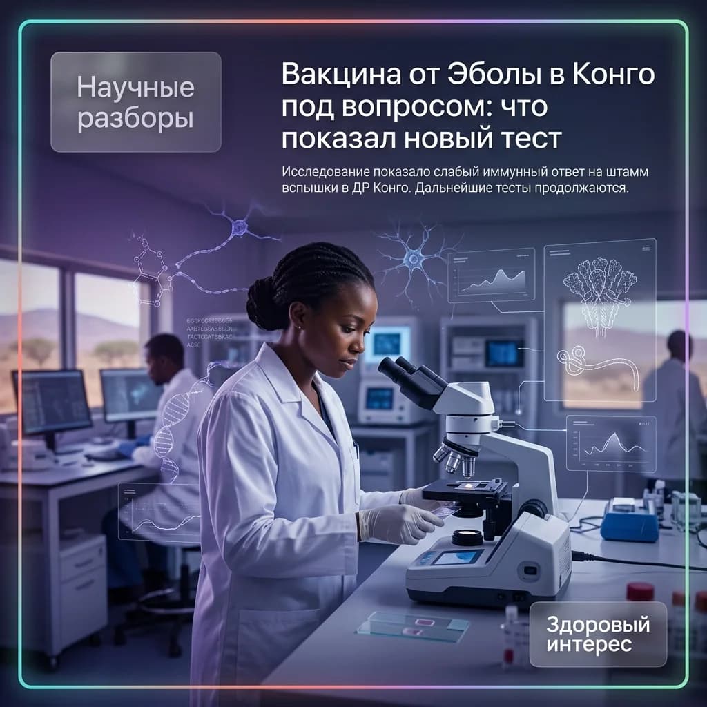 Вакцина от Эболы в Конго под вопросом: что показал новый тест