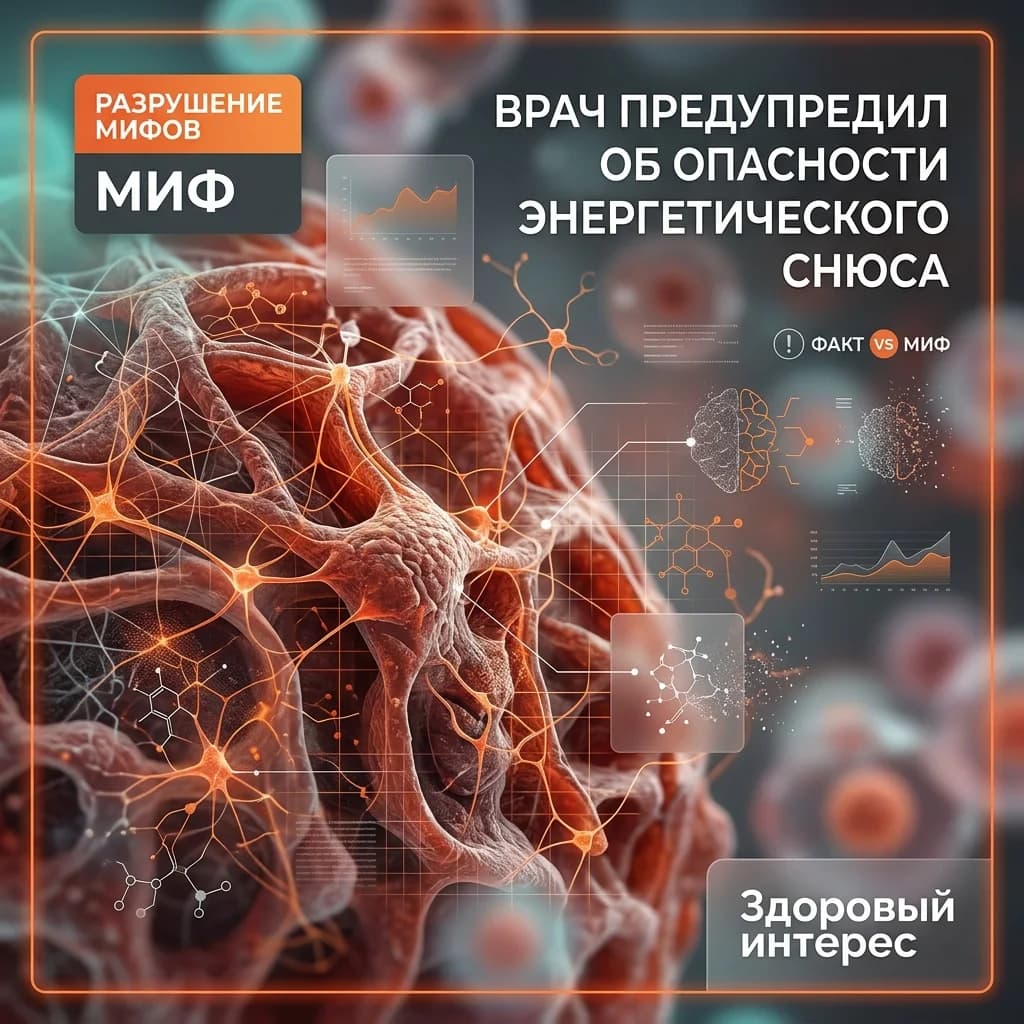 Врач предупредил об опасности энергетического снюса