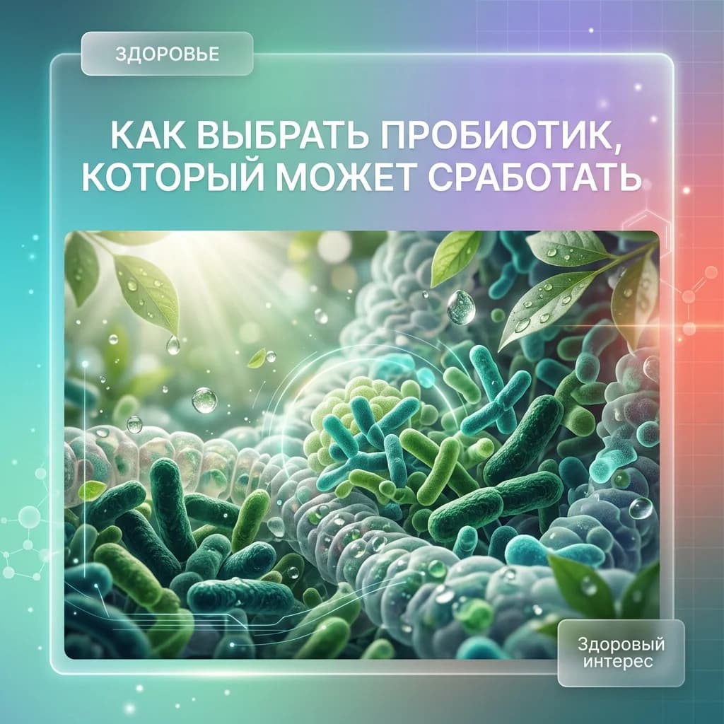 Как выбрать пробиотик, который может сработать