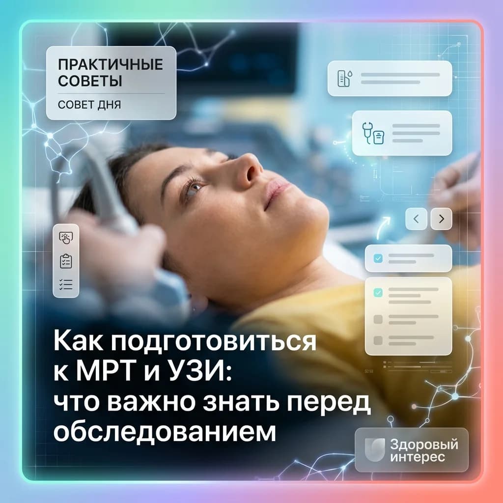 Как подготовиться к МРТ и УЗИ: что важно знать перед обследованием