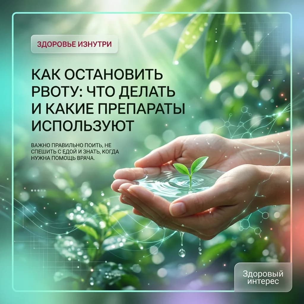 Как остановить рвоту у взрослого и ребенка: что делать и какие препараты используют