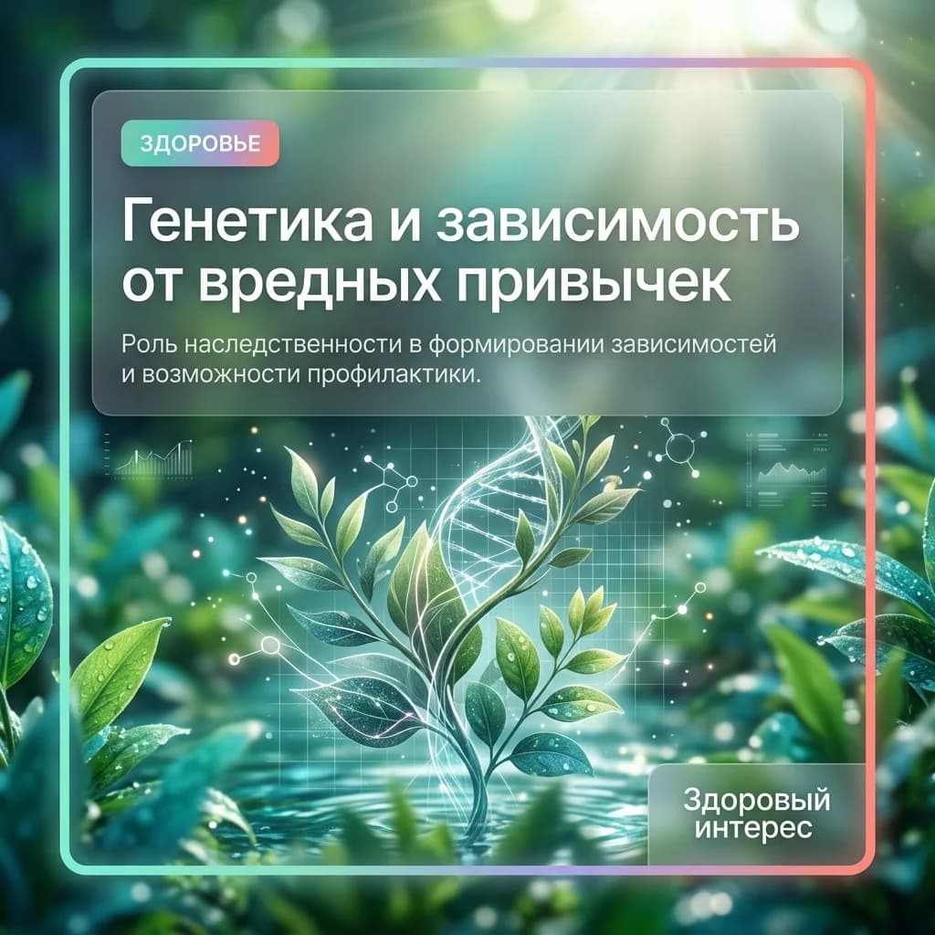 Генетика и зависимость от вредных привычек