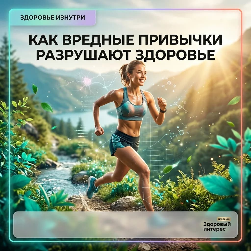 Как вредные привычки разрушают здоровье