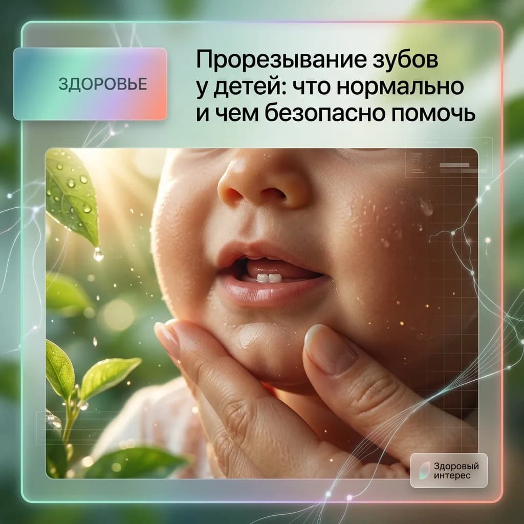 Прорезывание зубов у детей: что нормально и чем безопасно помочь