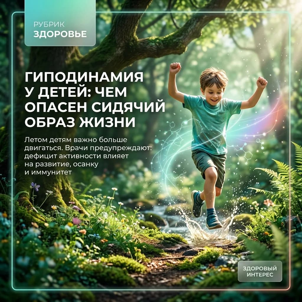 Гиподинамия у детей: чем опасен сидячий образ жизни