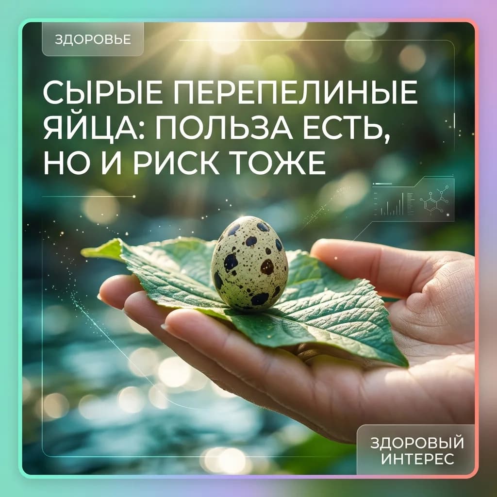 Сырые перепелиные яйца: польза есть, но и риск тоже