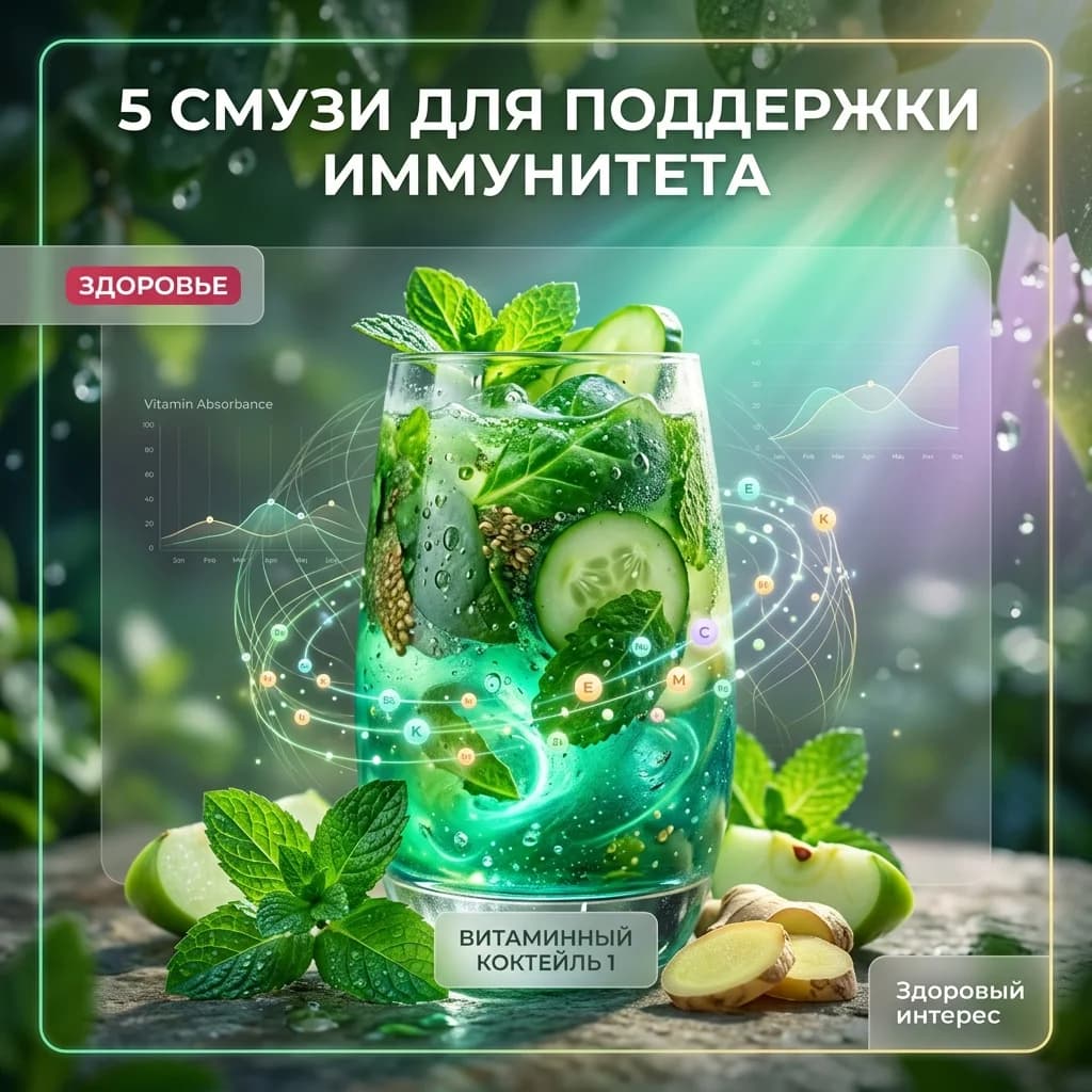 5 смузи для поддержки иммунитета