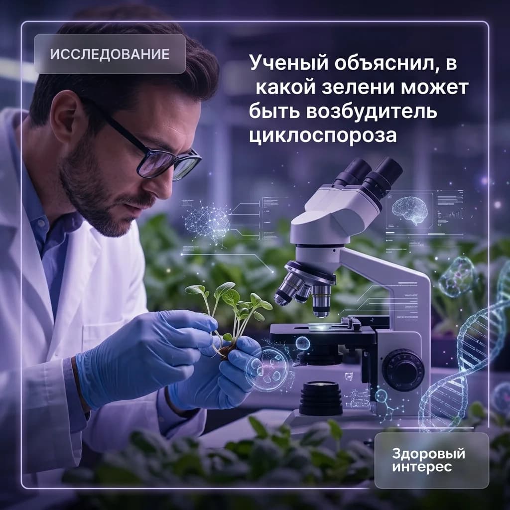 Ученый объяснил, в какой зелени может быть возбудитель циклоспороза