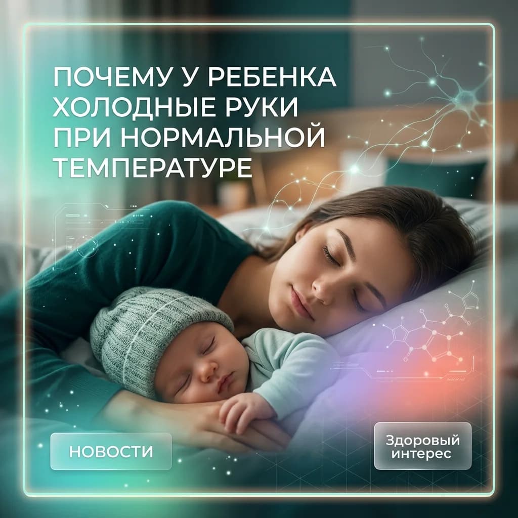 Почему у ребенка холодные руки при нормальной температуре