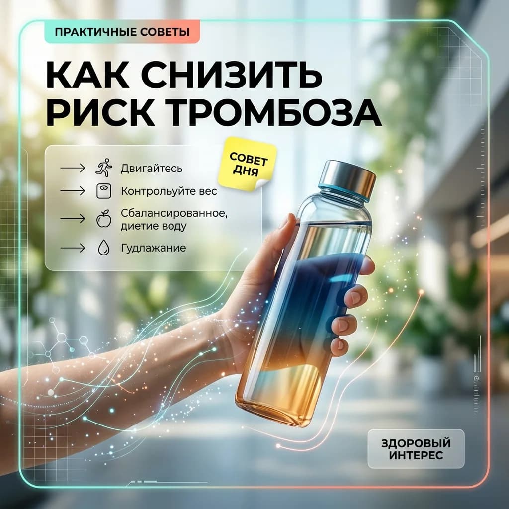 Как снизить риск тромбоза