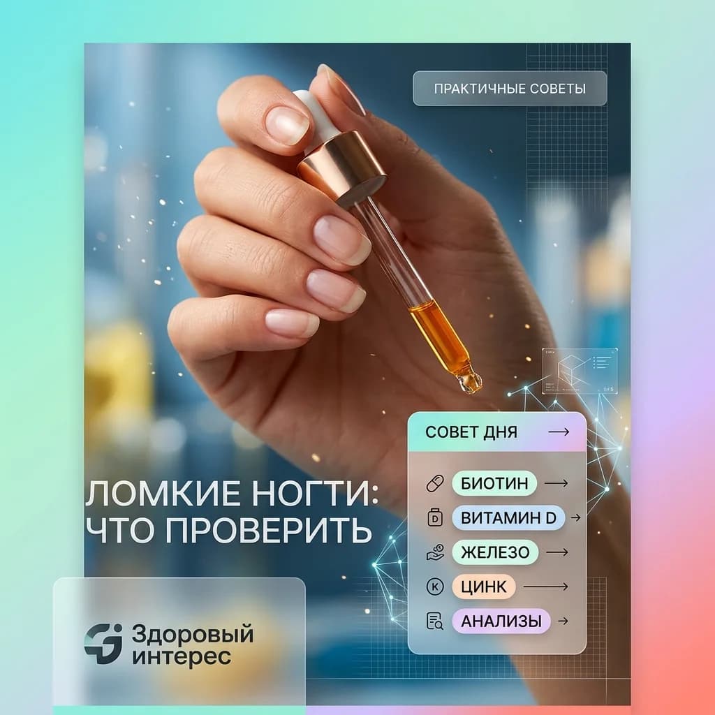 Ломкие ногти: что проверить