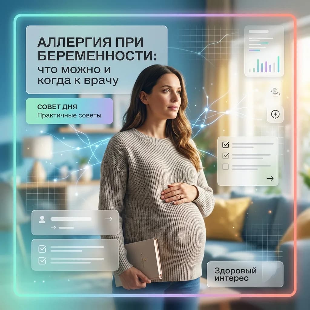 Аллергия при беременности: что можно и когда к врачу