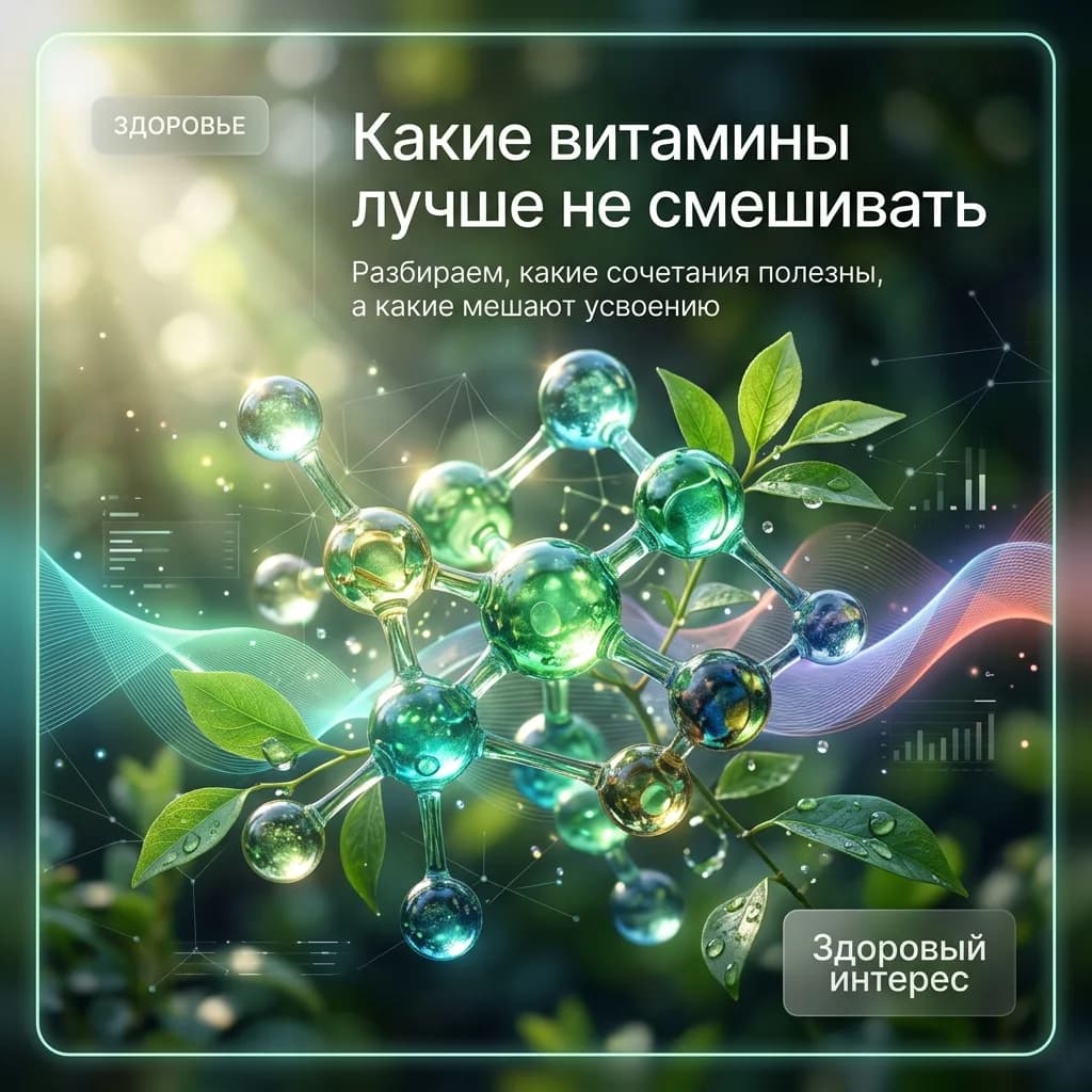 Какие витамины лучше не смешивать