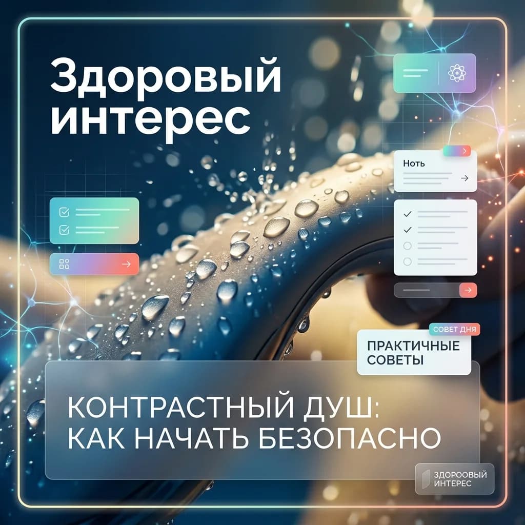 Контрастный душ: как начать безопасно